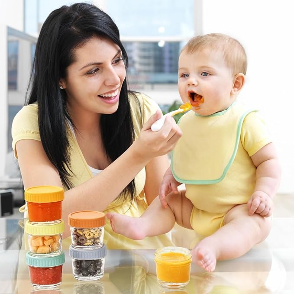 Baby Food Glass Jar - Lot de 6 pots en verre