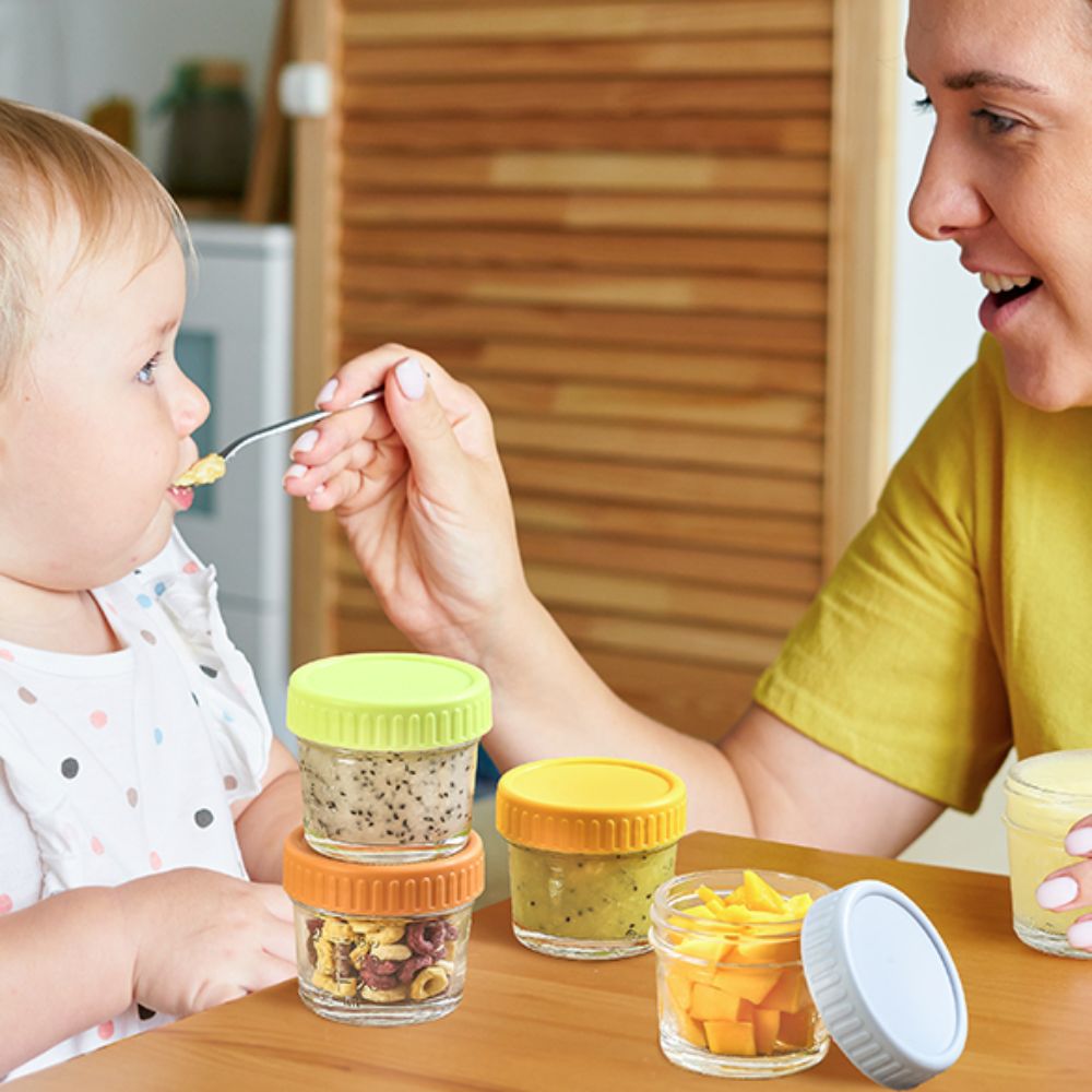 Baby Food Glass Jar - Lot de 6 pots en verre
