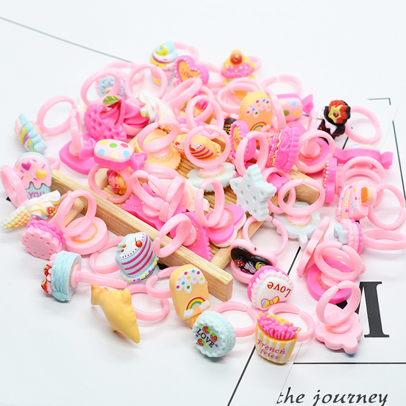 Baby Food Tracker - Bagues mignonnes pour enfants, 20 pièces/lot,