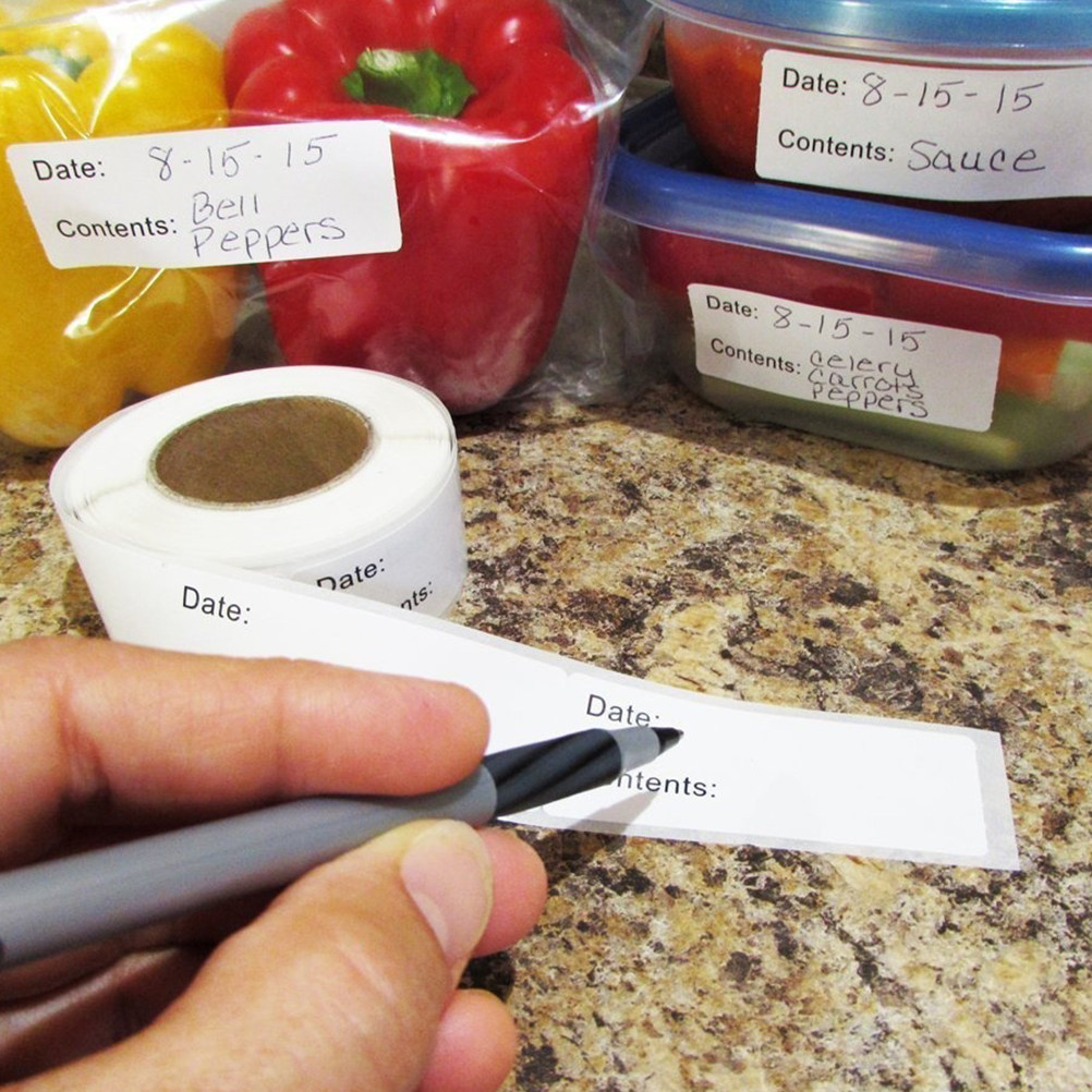 Baby Food In Restaurant - 1 rouleau d'étiquettes amovibles pour le