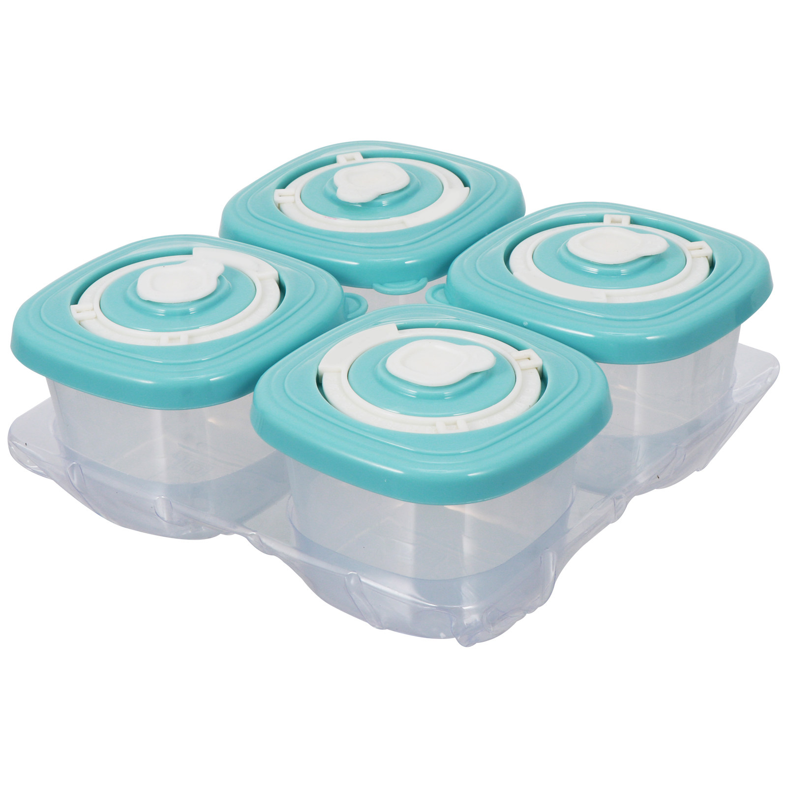 Baby Food Quality - 4 boîtes de rangement pour aliments