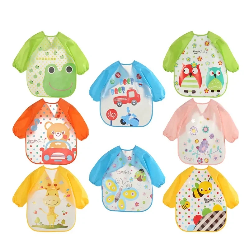 Baby Food Set - Bavoirs imperméables EVA à manches longues