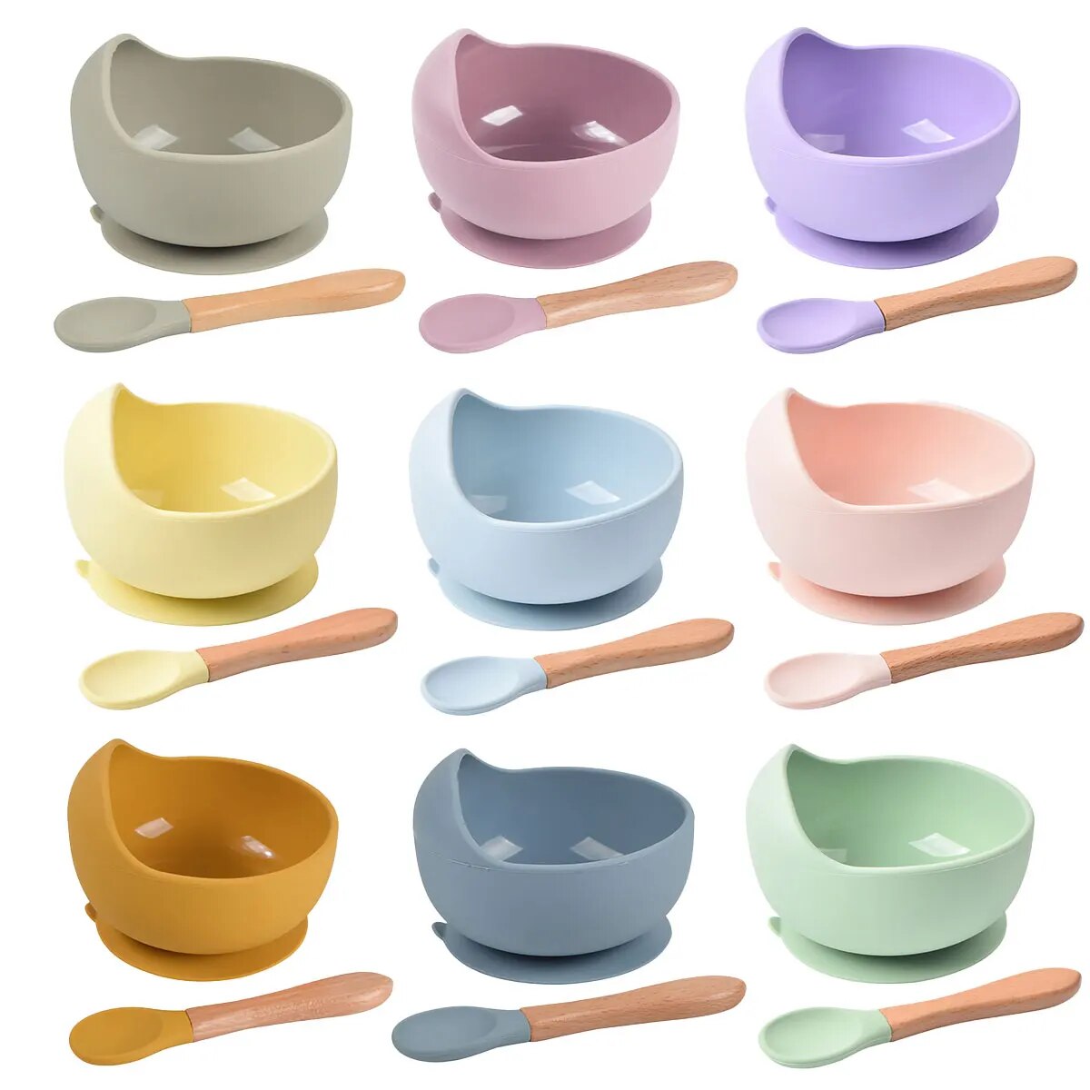 Baby Food Tracker - Filles d'alimentation en silicone pour bébé,