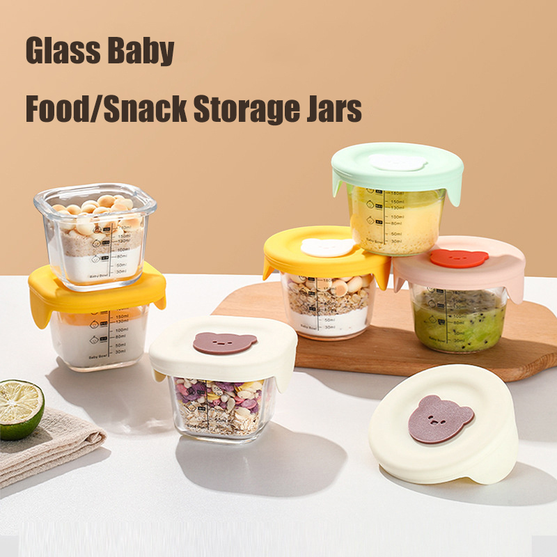 Baby Food Glass Jar - Bocaux de Conservation des citrouille en