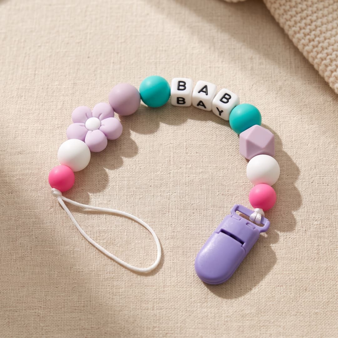 Attache-tétine personnalisée a - Baby Food Name avis et prix