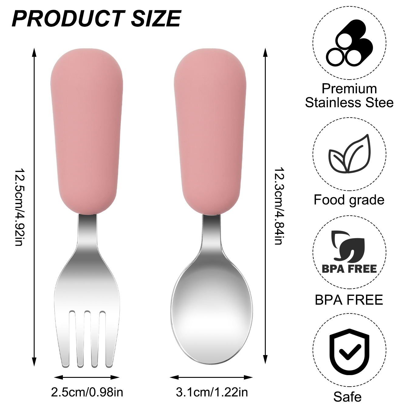 Couleur enfants 2 pièces fourc - Baby Food Set avis et prix