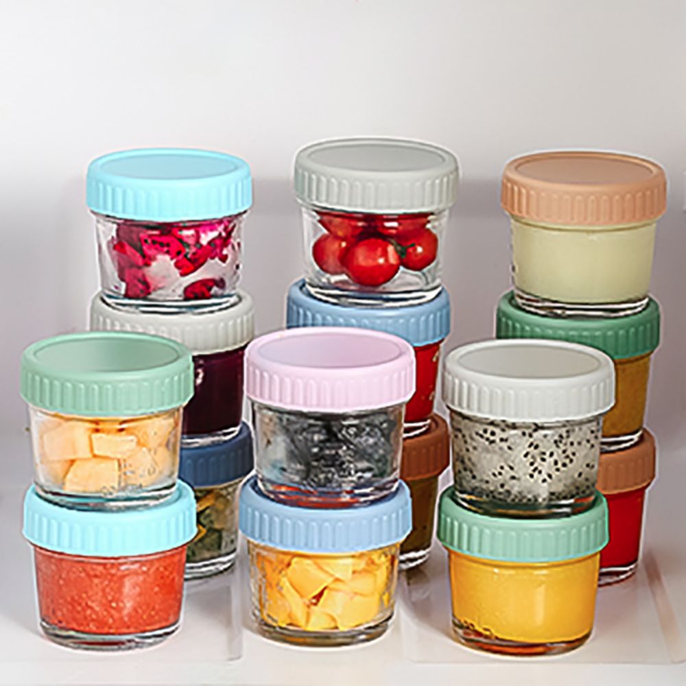 Lot de 6 pots en verre réutili - Baby Food Glass Jar avis et prix