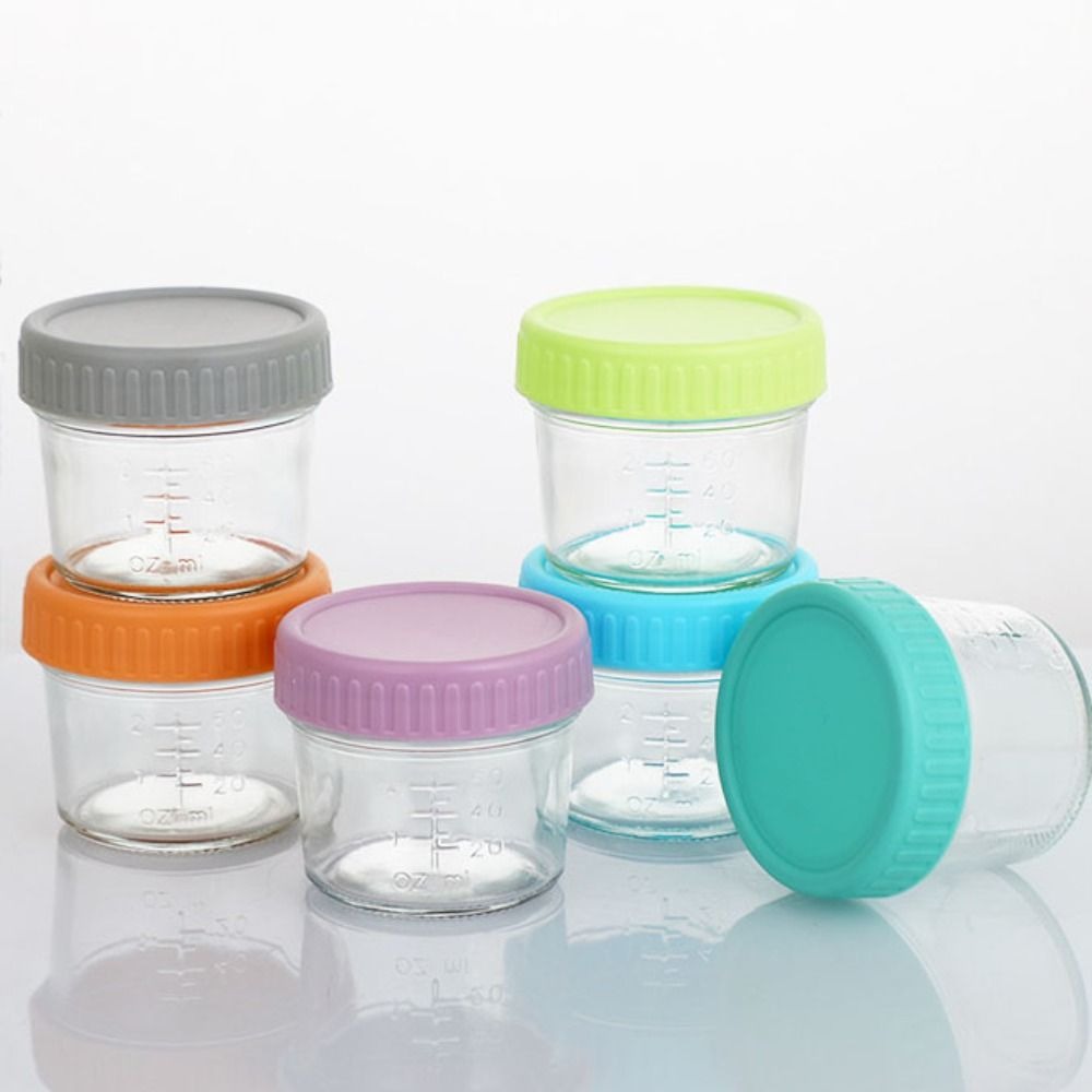 Lot de 6 pots en verre réutili - Baby Food Glass Jar avis et prix