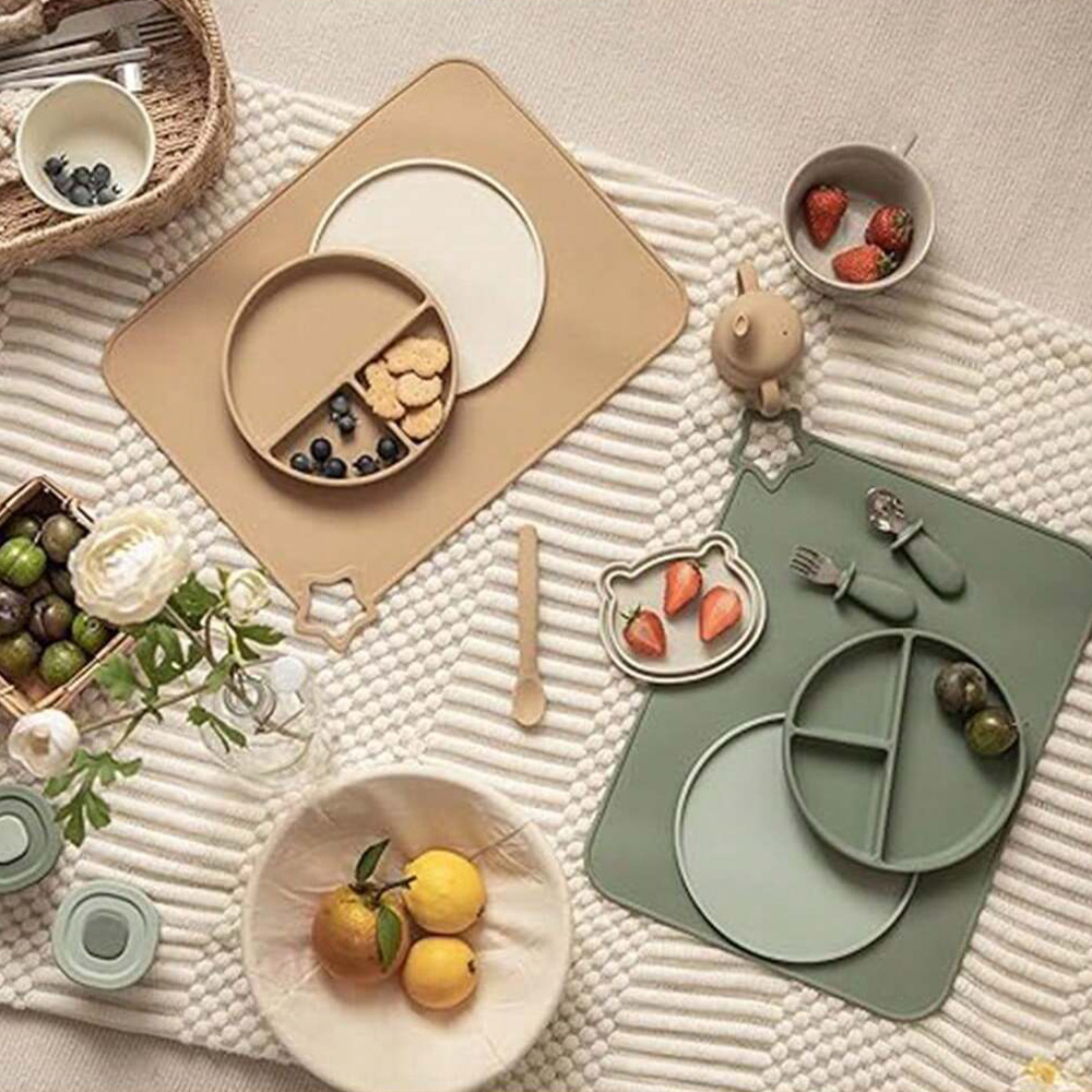Napperon Simple en Silicone, 1 - Baby Food In Restaurant avis et prix