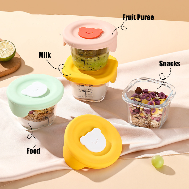 Boîte à déjeuner en verre à ha - Baby Food Glass Jar avis et prix