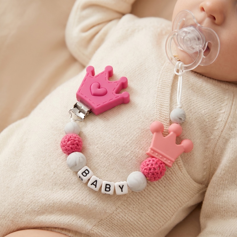 Attache-tétine personnalisée p - Baby Food Name avis et prix