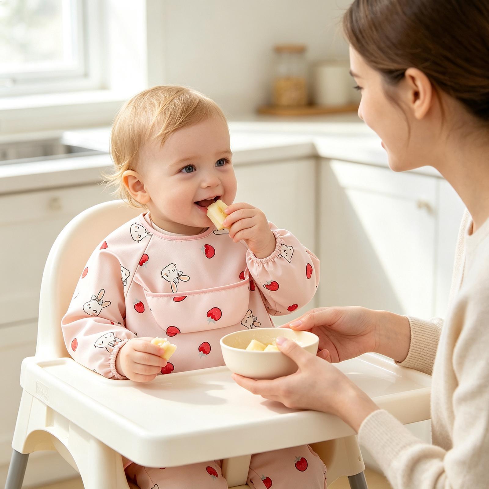 Bavoir pour enfant, doux, régl - Baby Food In Restaurant avis et prix