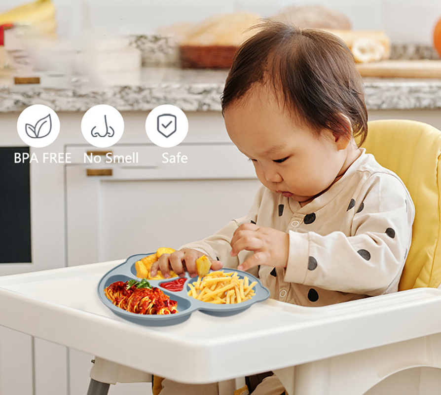 Assiette à manger en Silicone  - Baby Food Chart avis et prix